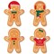 Big Dot of Happiness Gingerbread Christmas - DIY Shaped Gingerbread Man Holiday Party Cut-Outs - 24 Count